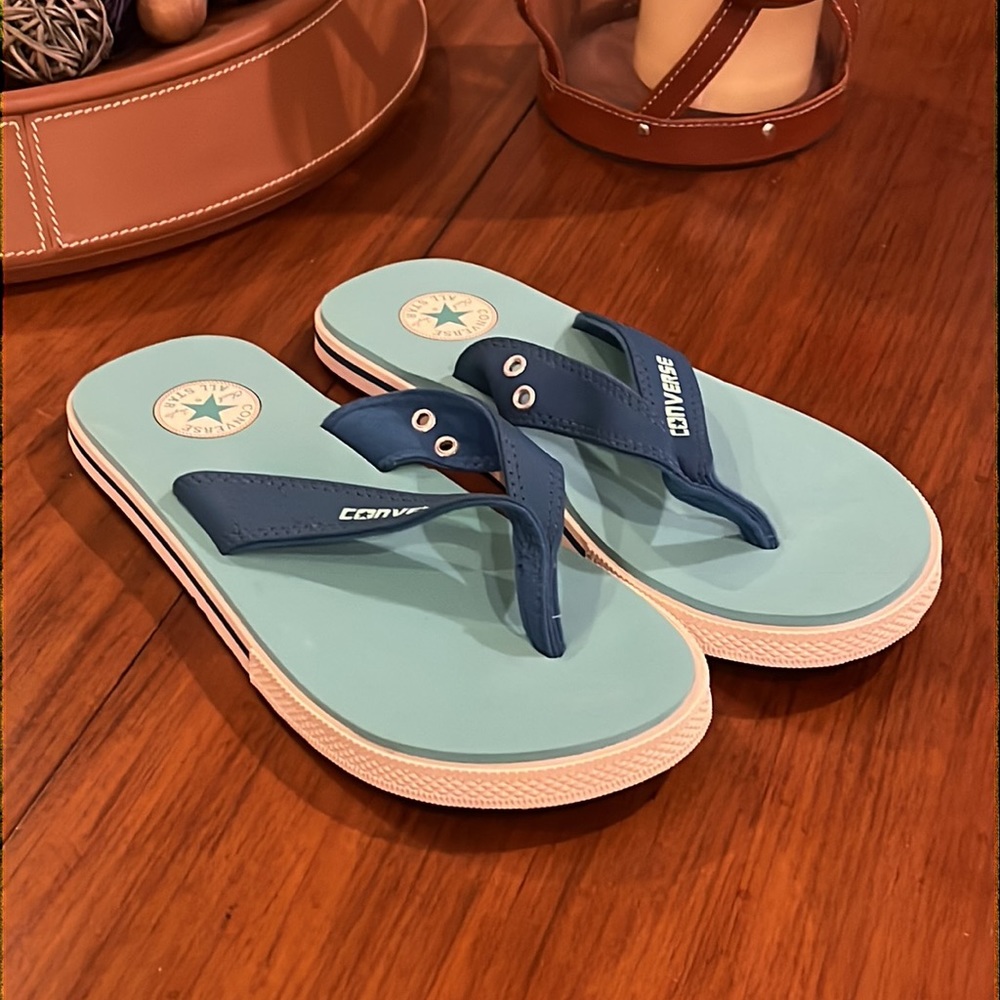 Converse All Star Chuck Taylor Flip Flops Sandals Vintage Shoes Women’s Size 6.5